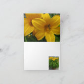 Carte de note d'hémérocalle (Intérieur)