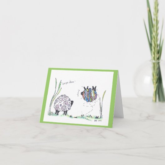 carte de note : diem de carpe (Devant)