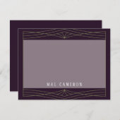 Carte de note d'inspiration Queen (Devant / Derrière)