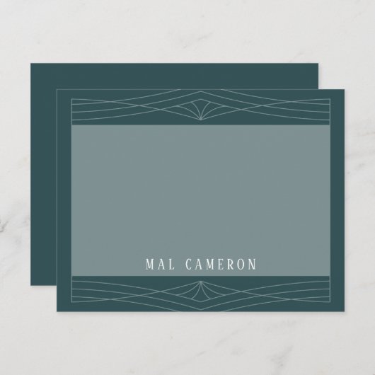 Carte de note d'inspiration Queen (Devant / Derrière)