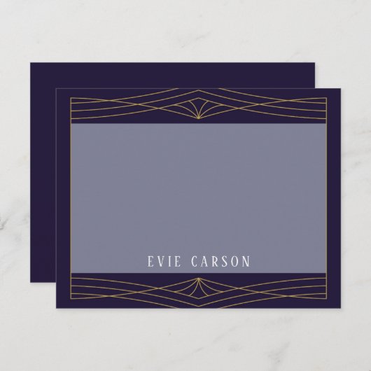 Carte de note d'inspiration Queen (Devant / Derrière)