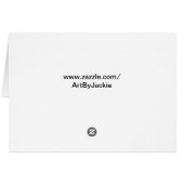 Carte de note Donkey (Dos Horizontal)