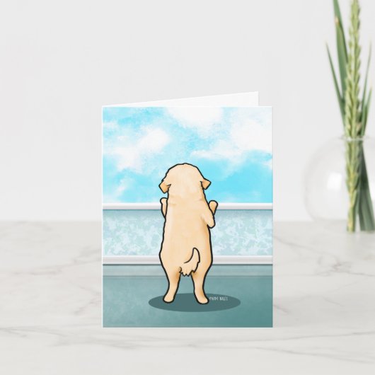 Carte de note d'or Retriever (Devant)