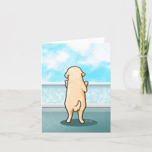 Carte de note d'or Retriever