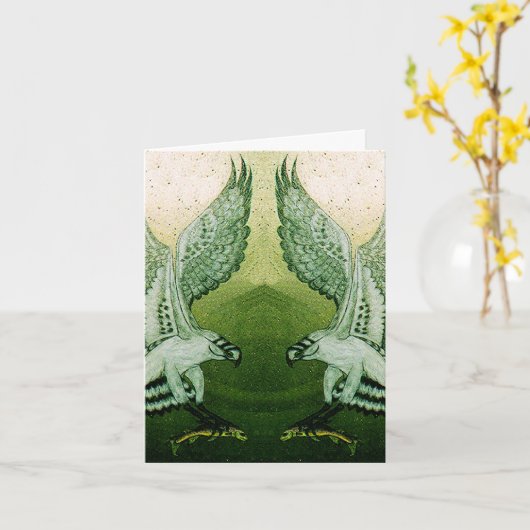 Carte de note d'Ospreys (Fleur jaune)