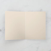 Carte de note d'ours - blanc (Intérieur)