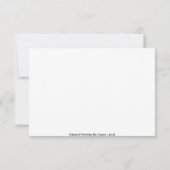 Carte de note Dragonfly (Dos)