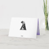 Carte de note Dreams Rainbow Flower violet (Dos)