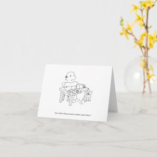 Carte de note du bloc de l'auteur (Fleur jaune)