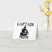 Carte de note du capitaine maman (Fleur jaune)