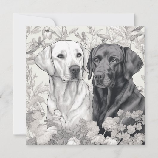 Carte de note du Labrador Retriever (Devant)