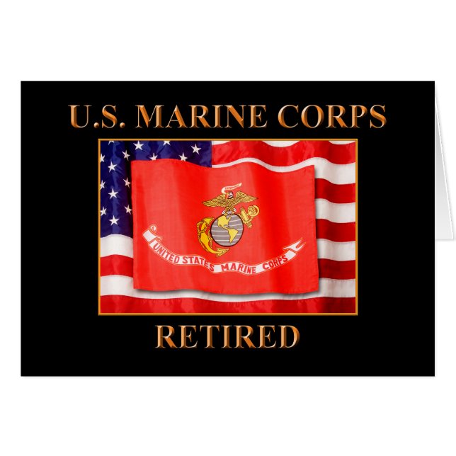 Carte de note du Marine Corps américain (Devant Horizontal)