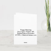 Carte de note du matin Foggy (Dos)