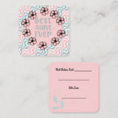 Carte de note du meilleur montant jamais (Devant / Derrière)