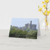 Carte de note du Northumberland de château de (Fleur jaune)