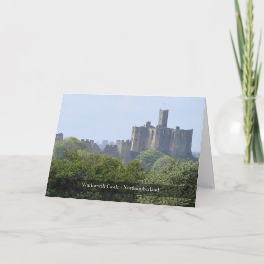Carte de note du Northumberland de château de (Devant)