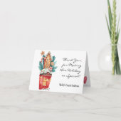 Carte de note du Nouvel An du Merci des Fêtes (Devant)