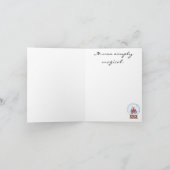 Carte de note du Nouvel An du Merci des Fêtes (Intérieur)