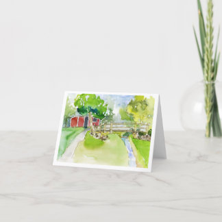 Carte de note du parc Creek