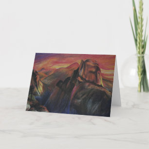 Carte de note du parc national Yosemite