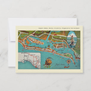Carte de note du port de Newport, carte postale 3,