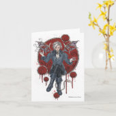 Carte de note du Roi Zerick Gothic (Fleur jaune)