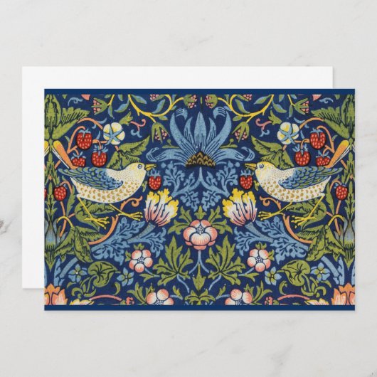 Carte de note du voleur de fraises (Devant / Derrière)