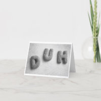 Carte de note Duh Cookies