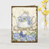 Carte de note élégante d'affaires de magasin fait (Fleur jaune)