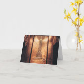 Carte de note Empire State Building (Fleur jaune)