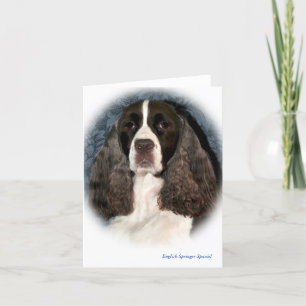 Carte de note en blanc en espagnol Springer anglai