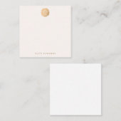 Carte de note en dollars de sable de plage (Devant / Derrière)