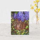 Carte de note enchantée d'été de jardin (Fleur jaune)