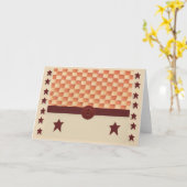 Carte de note étoile primitive (Fleur jaune)