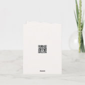 Carte de note Éventail marin avec dollar de sable (Dos)