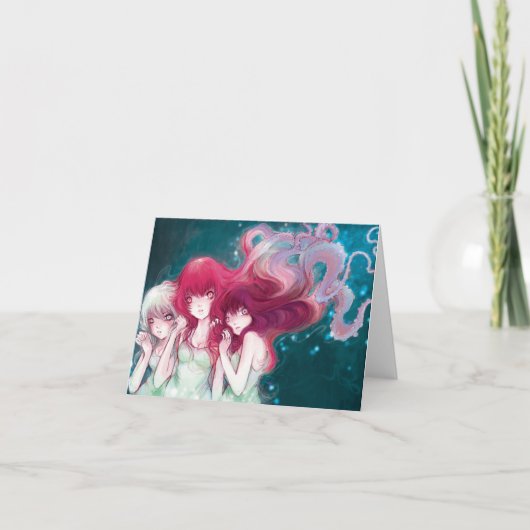 Carte de note fâchée d'univers (Devant)