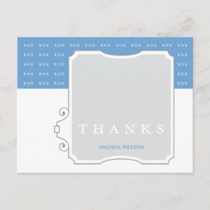 Carte de note faite sur commande de Merci de