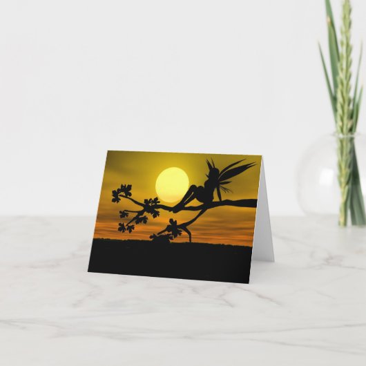 carte de note féerique de Siluetts (Devant)