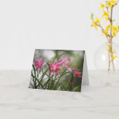 Carte de note féerique hypnotisante de lis (Fleur jaune)