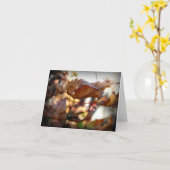 Carte de note feuille d'automne (Photographie) (Fleur jaune)