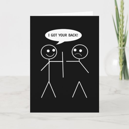 Carte de note - FIGURE DE BÂTIMENT RETENUE - NOIR/ (Devant)