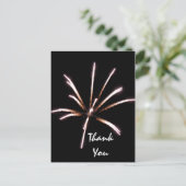 Carte de note Fireworks Thank You (Debout devant)