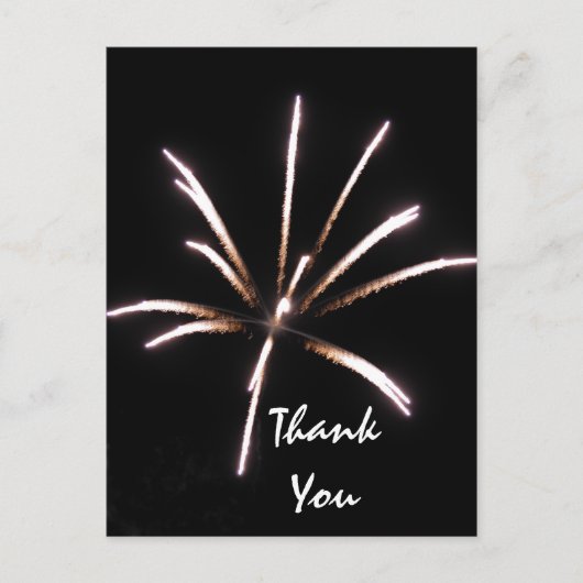 Carte de note Fireworks Thank You (Devant)