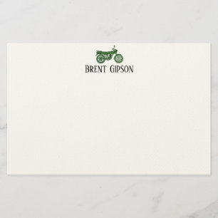 Carte de note fixe pour moto vintage
