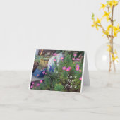 Carte de note flanquée Fleurs (Fleur jaune)