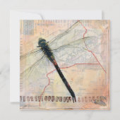 Carte de note Flat Dragonfly (Devant)