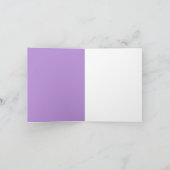 Carte de note Fleur de lilas refletée dans une gou (Intérieur)