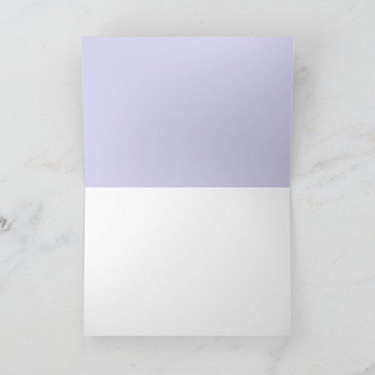 Carte de note Fleur sauvage de printemps violet (Intérieur)