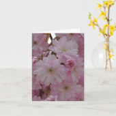 Carte de note : Fleurs de cerisier (Fleur jaune)