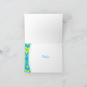 Carte de note Fleurs tropicales (Intérieur)